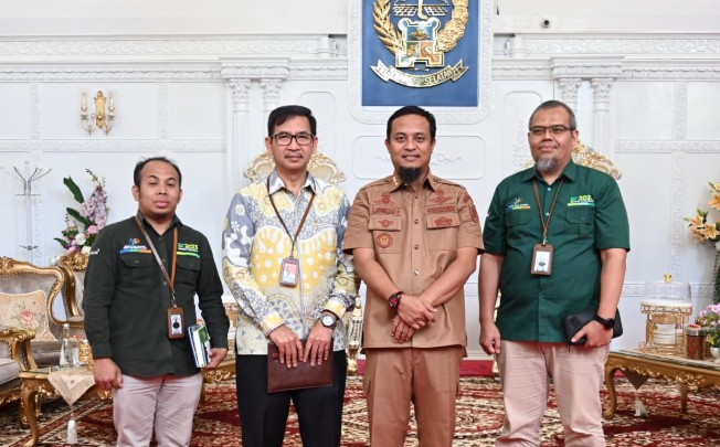 Kepala BPS Sulsel Pamit Pindah Tugas, Andi Sudirman Berterima Kasih Atas Bantuan Data Selama Ini