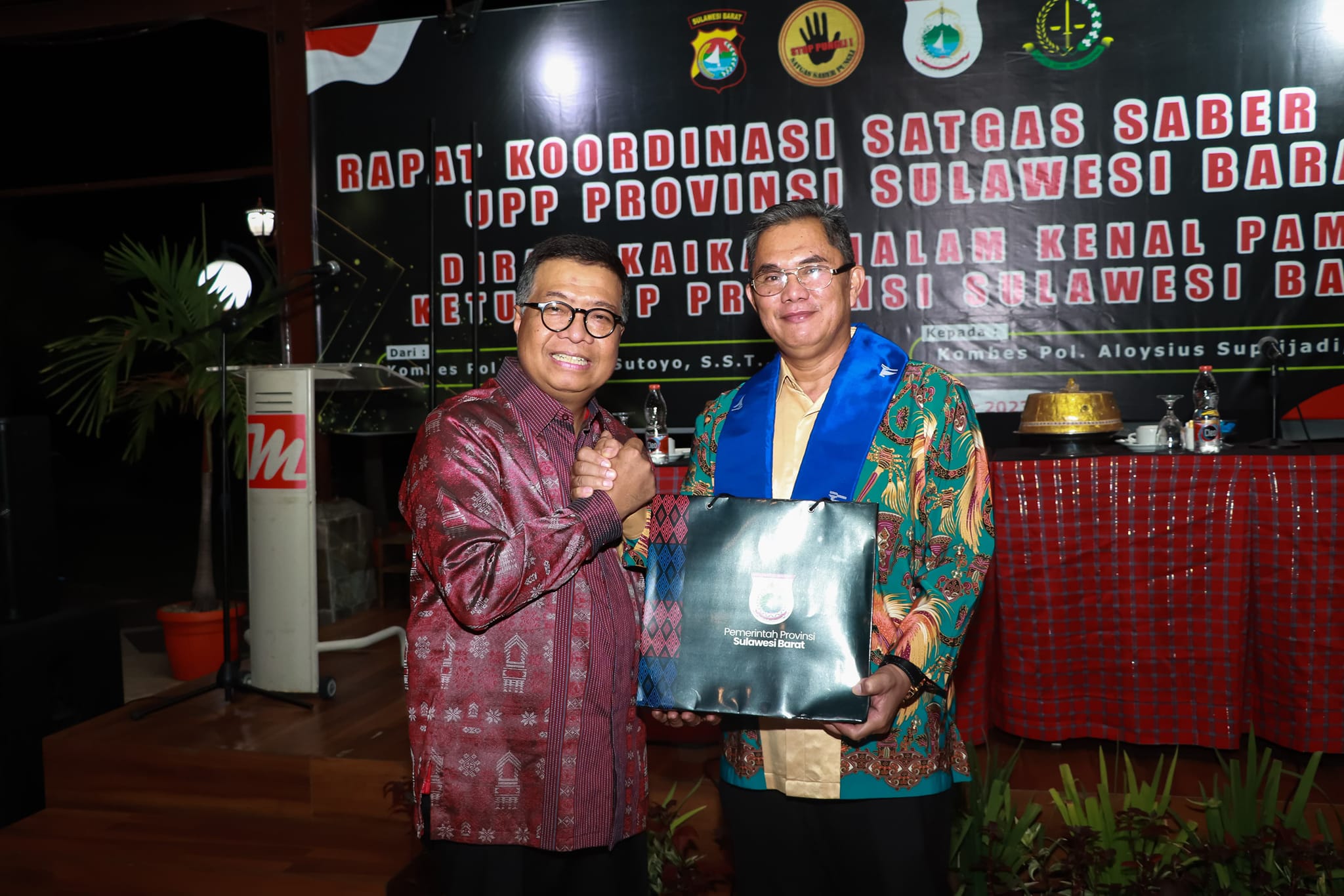 Sekprov Hadiri Pisah Sambut Irwasda Polda Sulbar