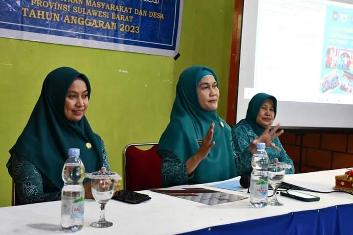 Gelar Bimtek di Desa, PKK Sulbar Ingin Tingkatkan Kapasitas Para Kader di Tingkat Desa