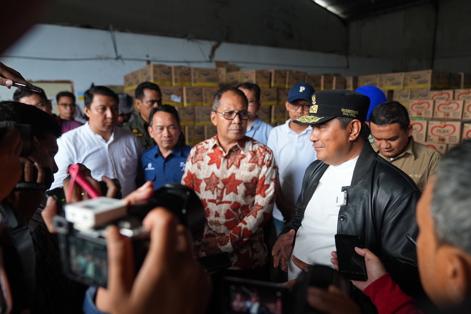 Bersama Satgas Pangan, Pemprov Sulsel Cek Stok Bahan Pokok di Kawasan Pergudangan