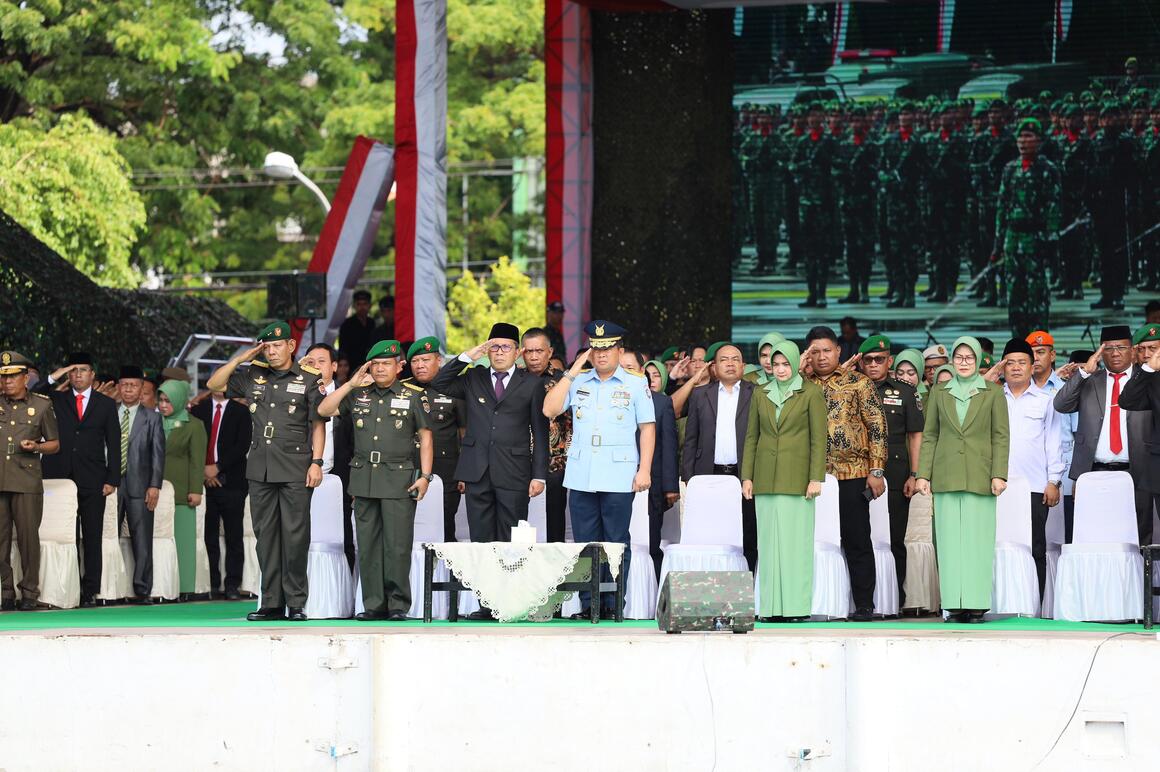 Wali Kota Danny Pomanto Hadiri Upacara Hari Juang TNI, Bentuk Sinergitas Pemkot Makassar-TNI AD