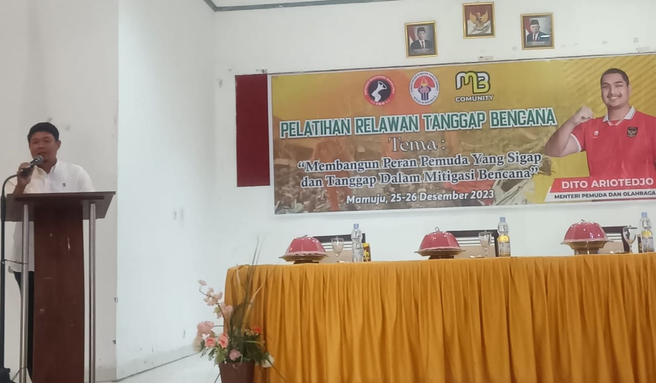 Kemenpora RI Gelar Pelatihan Relawan Tanggap Bencana di Mamuju