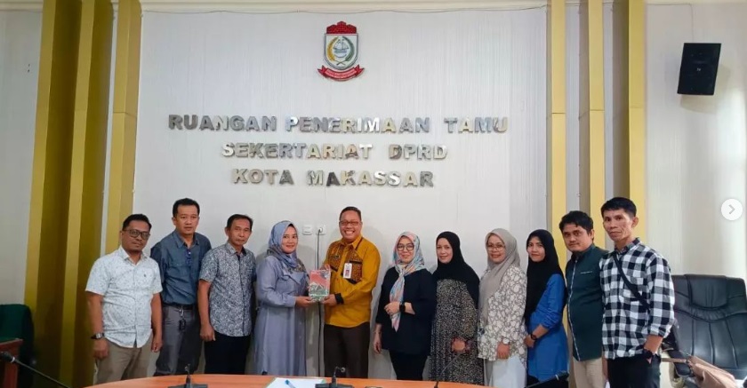 Sekwan DPRD Makassar Terima Kunjungan DPRD Palu, Mamuju dan Polman