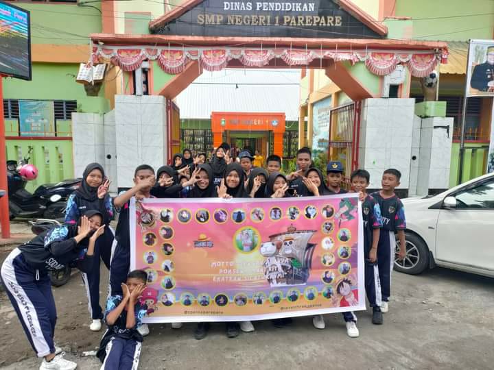 Seru Porseni SMPN 1 Parepare, Beragam Lomba Hingga Tadarus, Desain Poster dan Yel-yel
