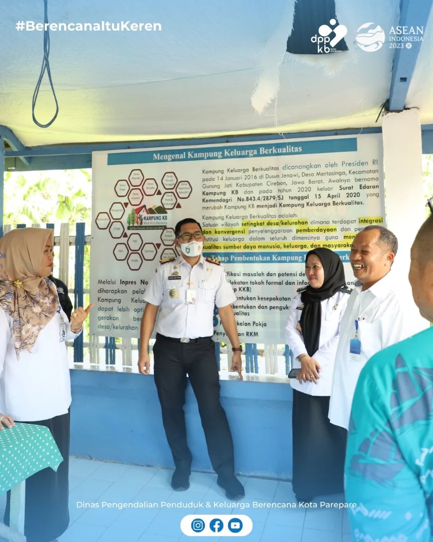 Jadi Sasaran Studi Banding, BKKBN Yogyakarta dan Pertamina Kunjungi Kampung KB Watang Bacukiki Parepare 