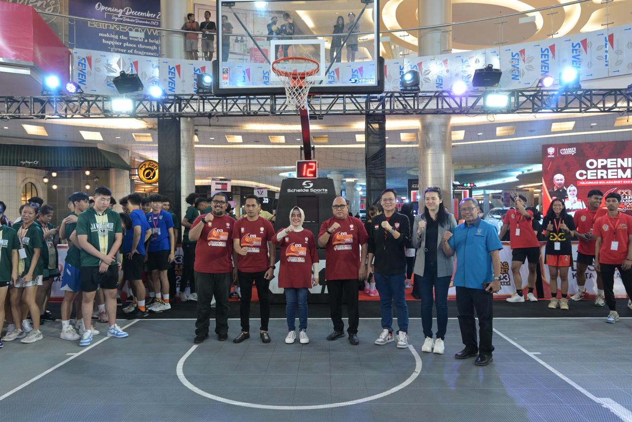Makassar Tuan Rumah, Indira Yusuf Ismail Resmi Buka Kejurnas Bola Basket 3x3