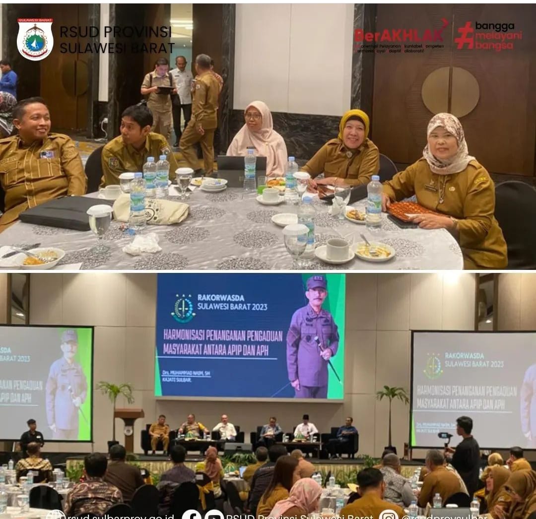 Direktur RSUD Sulbar Hadiri Rakor Pengawasan Daerah