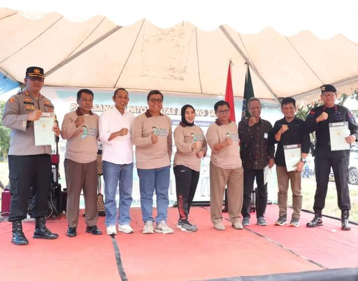 Pencanangan Gemapatas 1 Juta Patok di Seluruh Indonesia, 3.000 Dipasang di Sulbar 