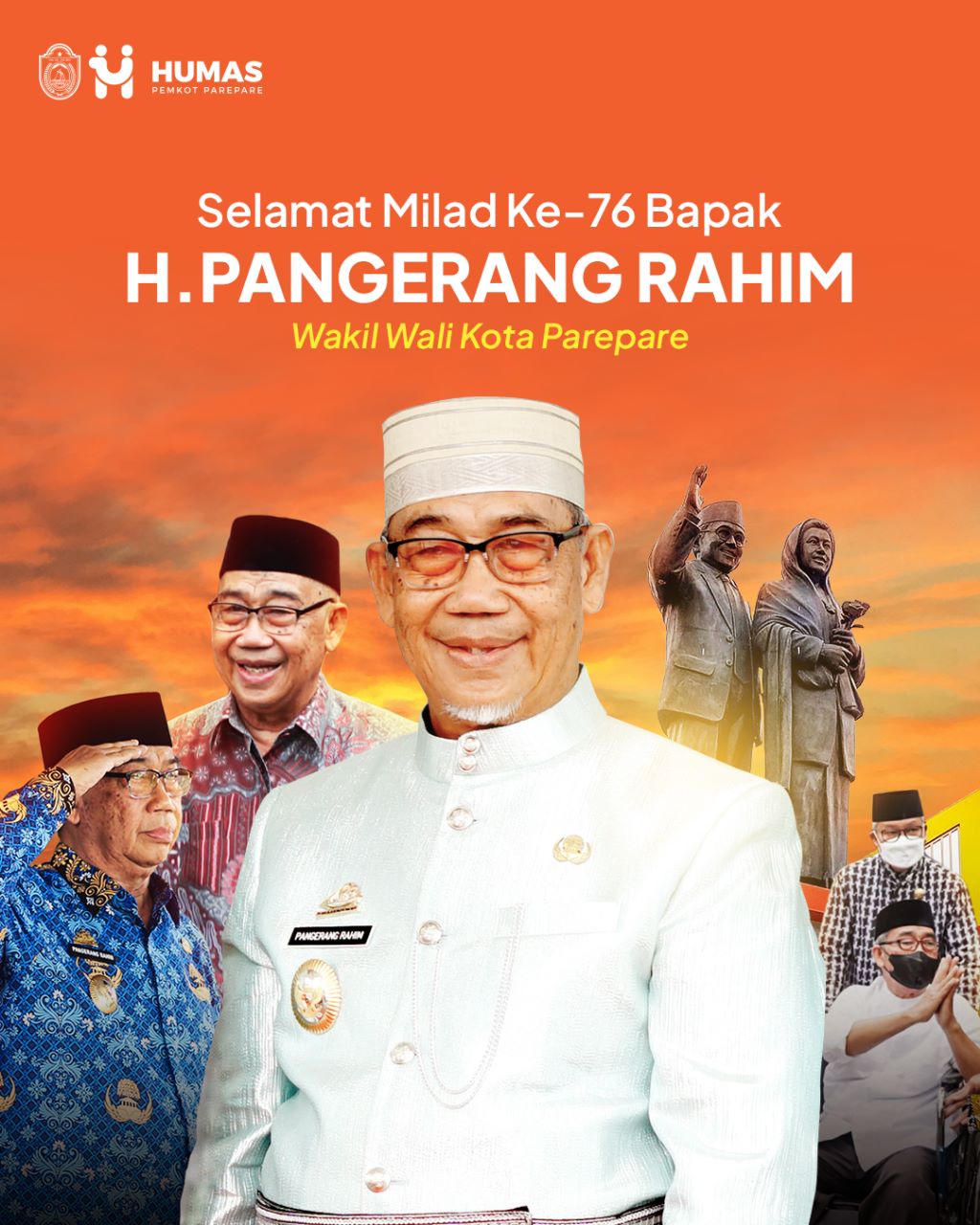 Berulang Tahun ke-77, Pangerang Rahim Bersyukur Diberi Nikmat Kesehatan, Semangat Mengabdi Tak Surut