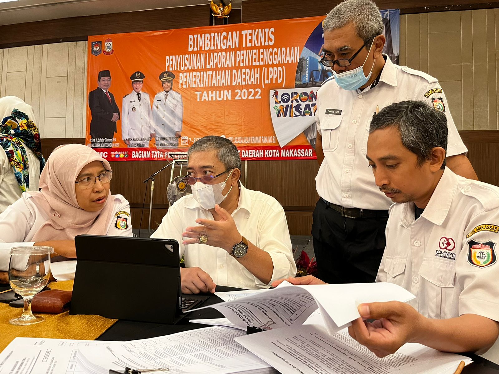 Tapem Libatkan Kemendagri RI Beri Pendampingan Langsung OPD Pemkot Makassar Susun LPPD 2022