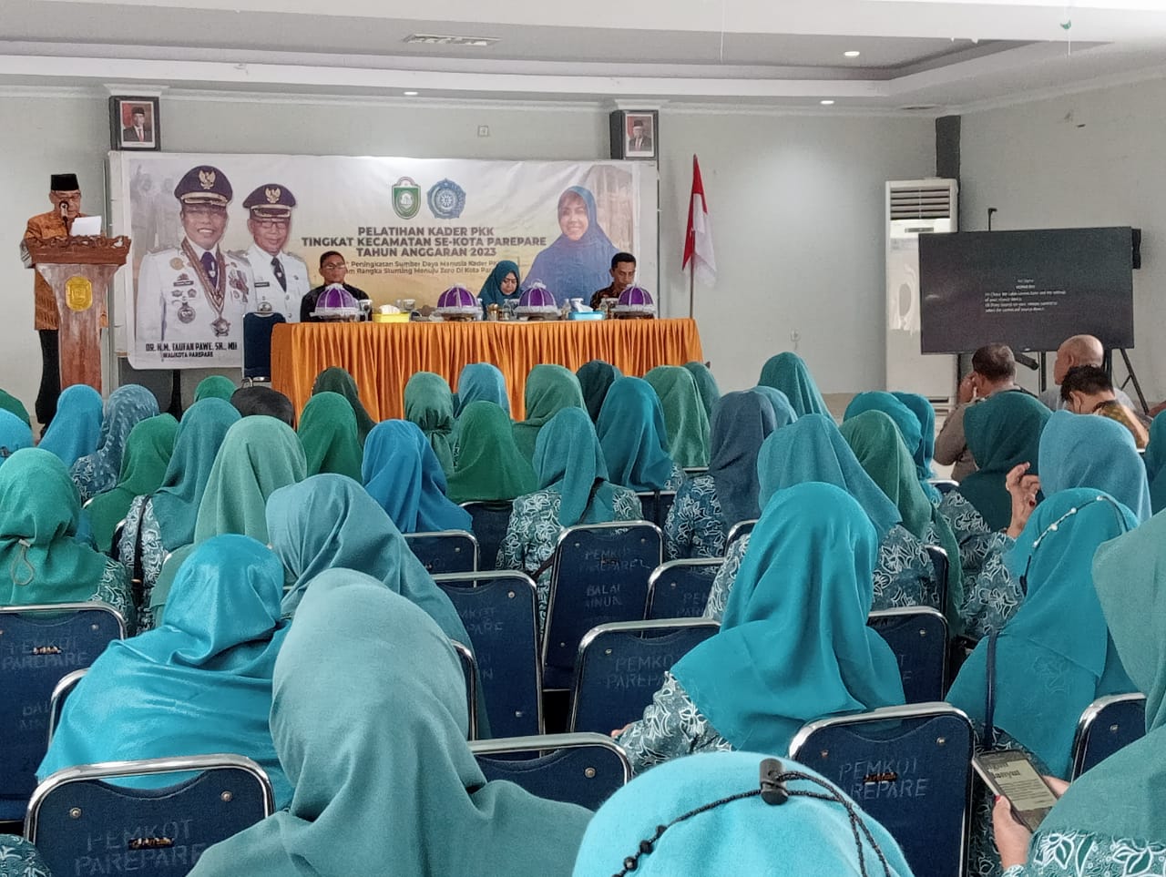 Pelatihan TP PKK Kecamatan, Pangerang Rahim Ingatkan Pentingnya Peningkatan SDM Menuju Parepare Bebas Stunting 