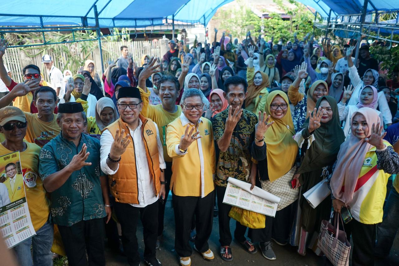 Taufan Pawe Sampai ke Pelosok Desa Bulukumba Sosialisasikan Airlangga Capres