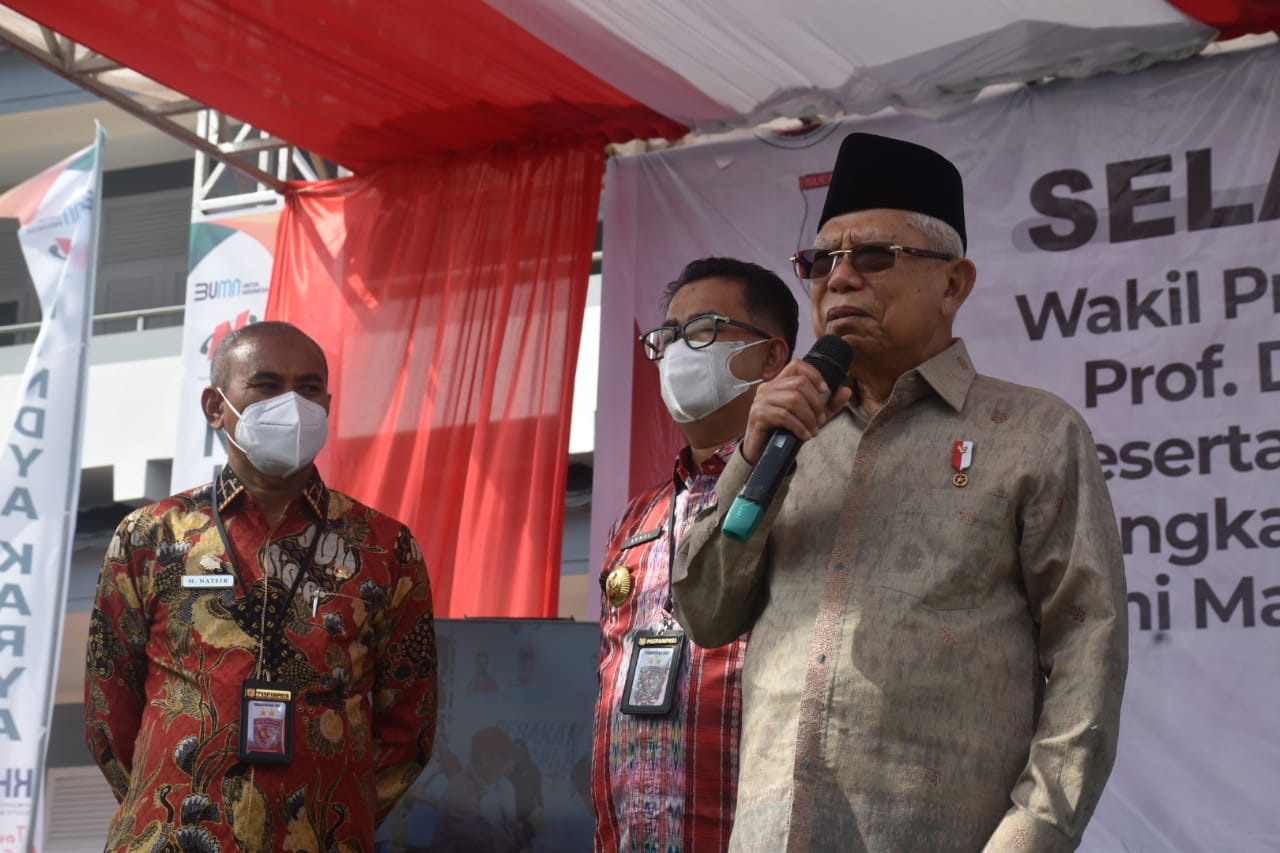 Kadis Pendidikan Dampingi Wapres Tinjau Rekonstruksi Gedung SMK Rangas Mamuju