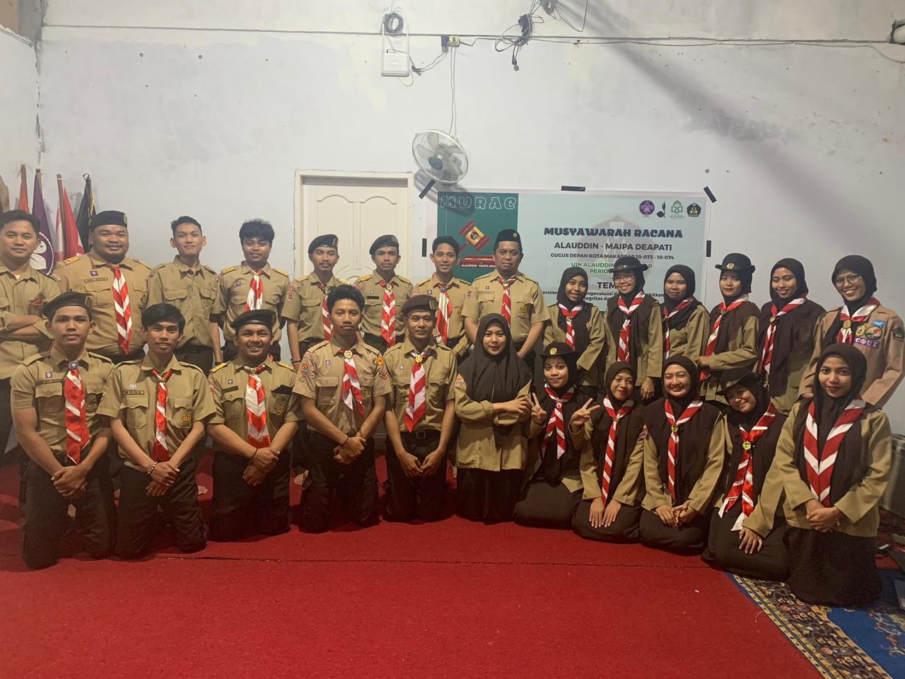 Pramuka UIN Makassar Sukses Gelar Musyawarah Racana Tahun 2023