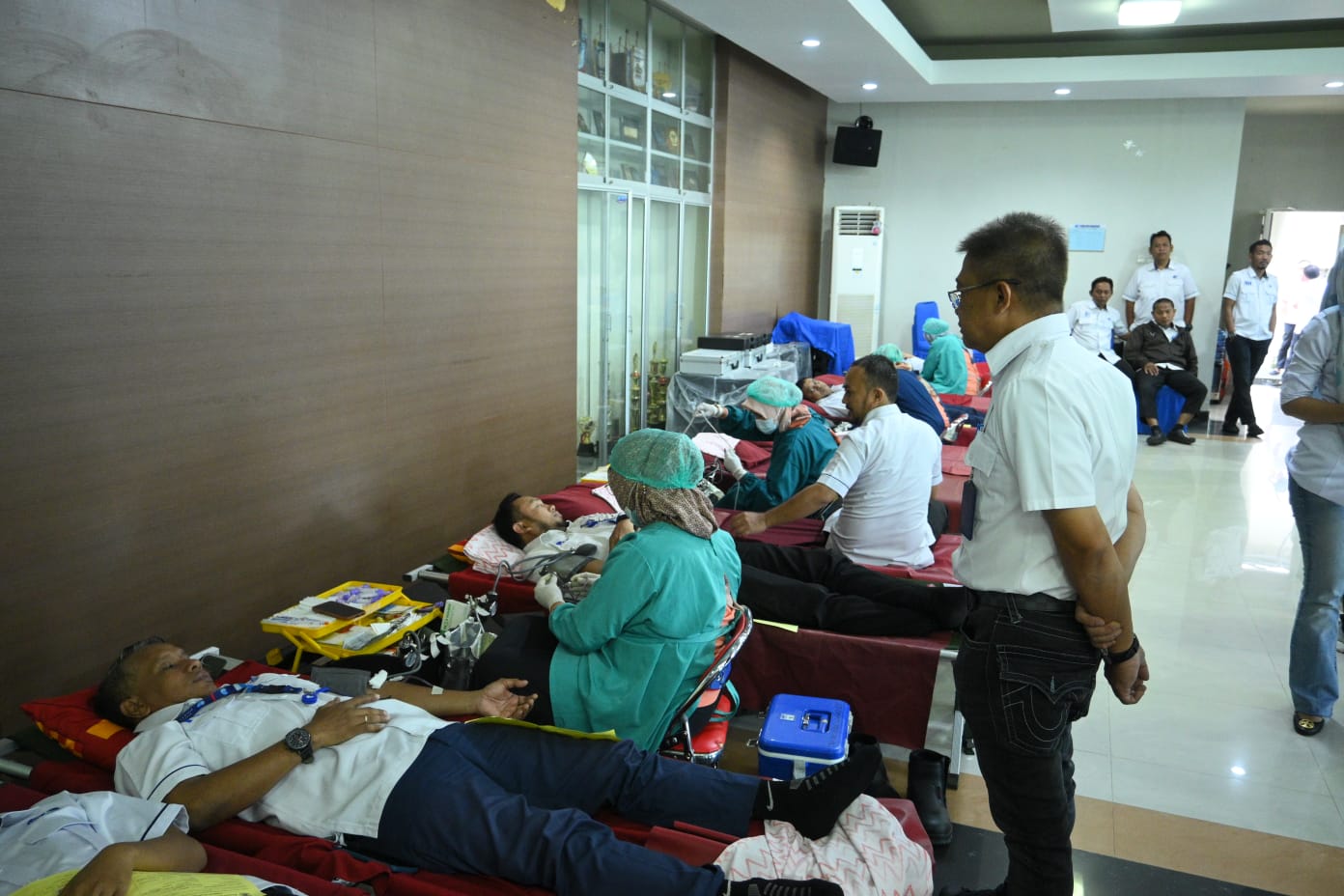 Karyawan PDAM Makassar Antusias ikuti Donor Darah, Direksi Beri Apresiasi