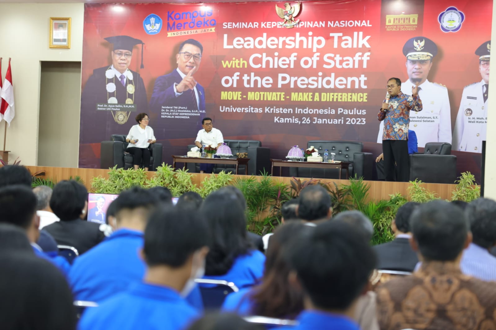 Jadi Pembicara di Seminar Kepemimpinan Nasional, Danny: Pemimpin Harus Berani dan Mendengar