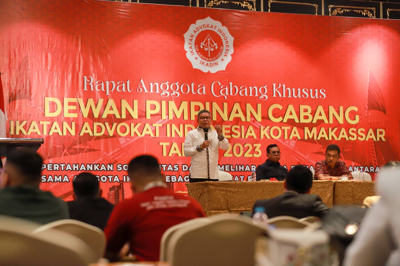 Hadiri RACK IKADIN Makassar, Taufan Pawe Ungkap Kebanggaan Jadi Advokat