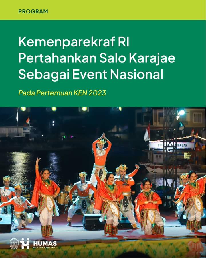 Festival Salo Karajae Parepare Kembali Jadi Kalender Event Nasional, KEN 2023