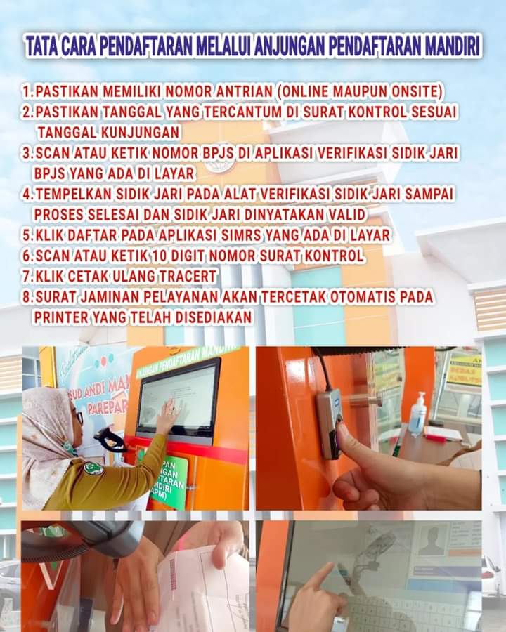 Terobosan, RSUD Andi Makkasau Hadirkan Mesin Anjungan Pendaftaran Mandiri