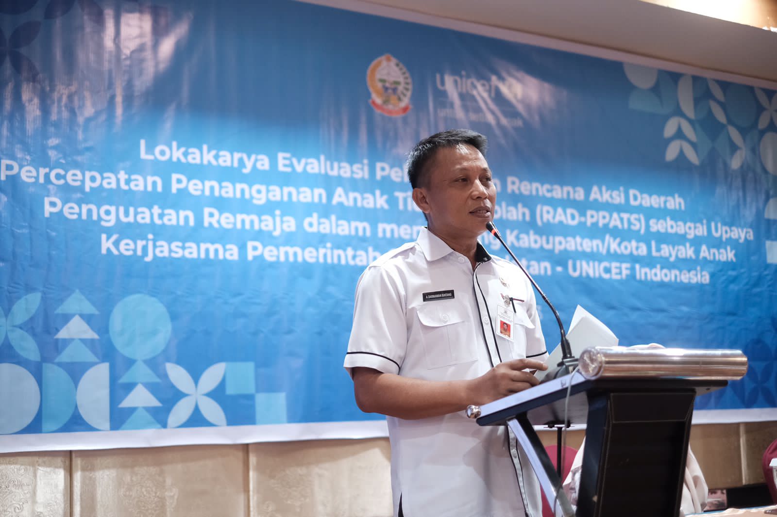 Kerja Sama Unicef, Pemprov Sulsel Gelar Lokakarya Evaluasi Pelaksanaan Rencana Aksi Daerah Percepatan Penanganan Anak Tidak Sekolah