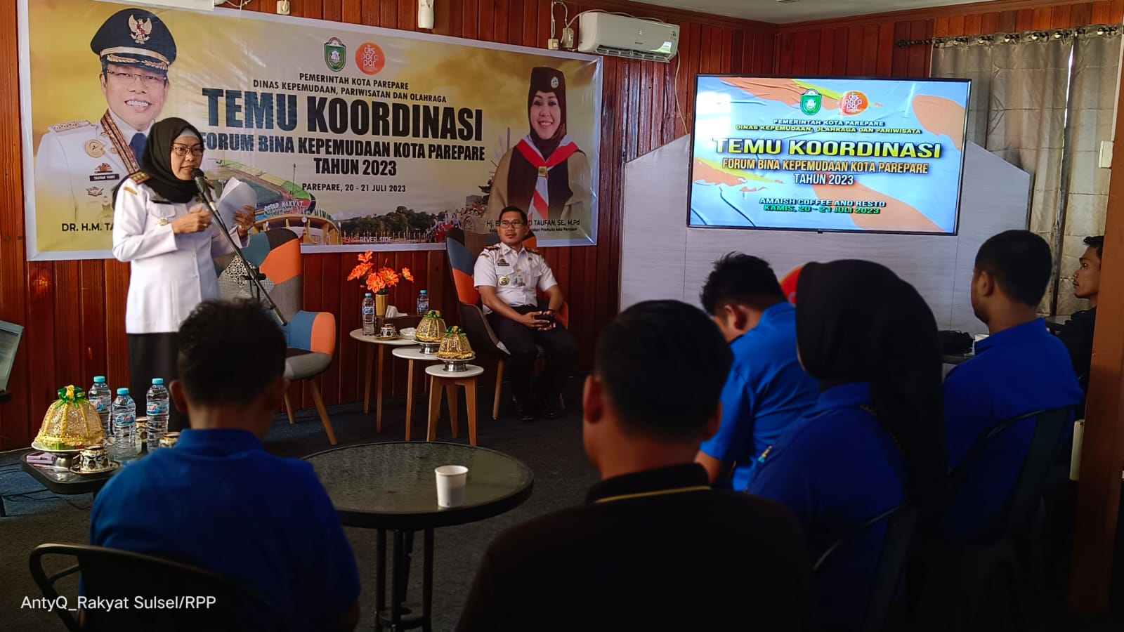 Temu Koordinasi Forum Bina Kepemudaan, Wali Kota Parepare Ajak Pemuda Peduli Pembangunan Daerah 