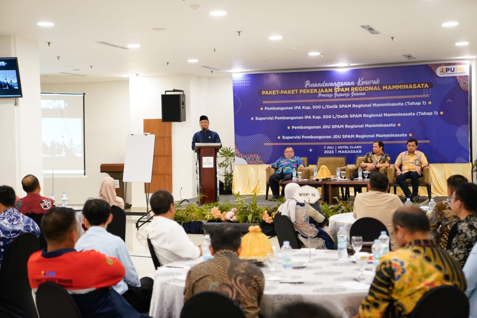 RP500 Miliar Kontrak Pembangunan SPAM Mamminasata, Gubernur Sulsel: Alhamdulillah Kolaborasi Bersama Kementerian PUPR Selesai Dalam Waktu 3 Tahun