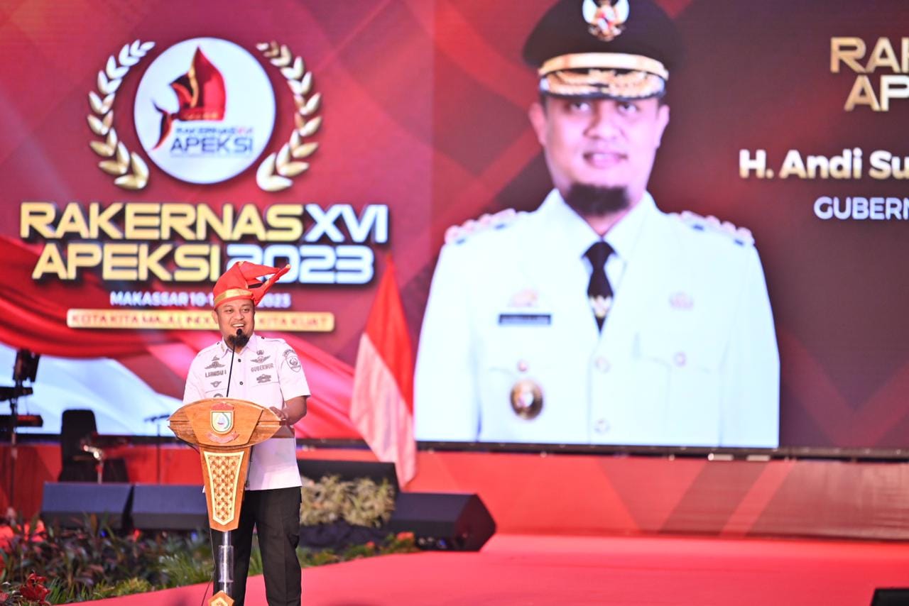 Gubernur Sulsel Apresiasi Rakernas APEKSI di Makassar, Berharap Pemkot se-Indonesia dapat Bersinergi