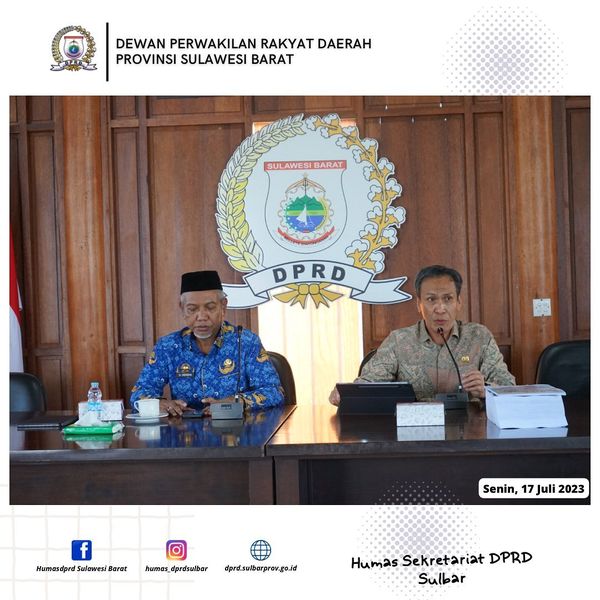 Usman Suhuriah Pimpin Rapat Banggar, Ekspose KUA PPAS APBD Tahun 2024