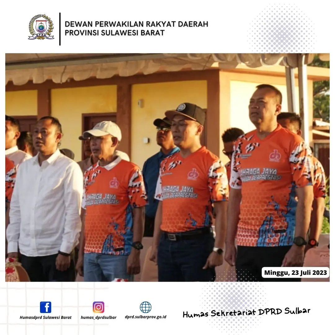 Marigun Rasyid Wakili Pimpinan DPRD Sulbar Hadiri Pembukaan Kejuaraan Voli Pantai Antar Pelajar