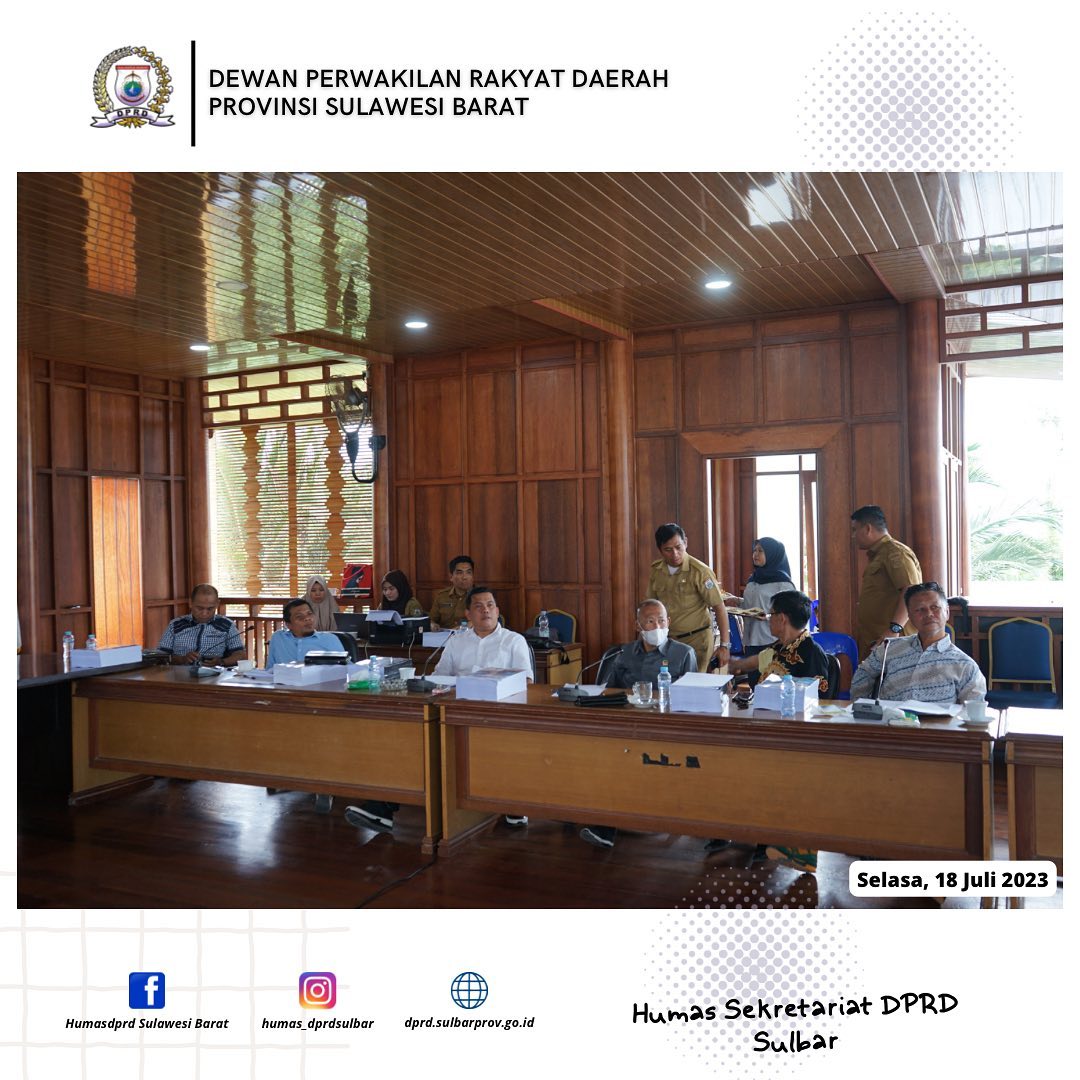 Ketua Komisi IV Hadiri Rapat Lanjutan Banggar Ekspose KUA PPAS APBD 2023 