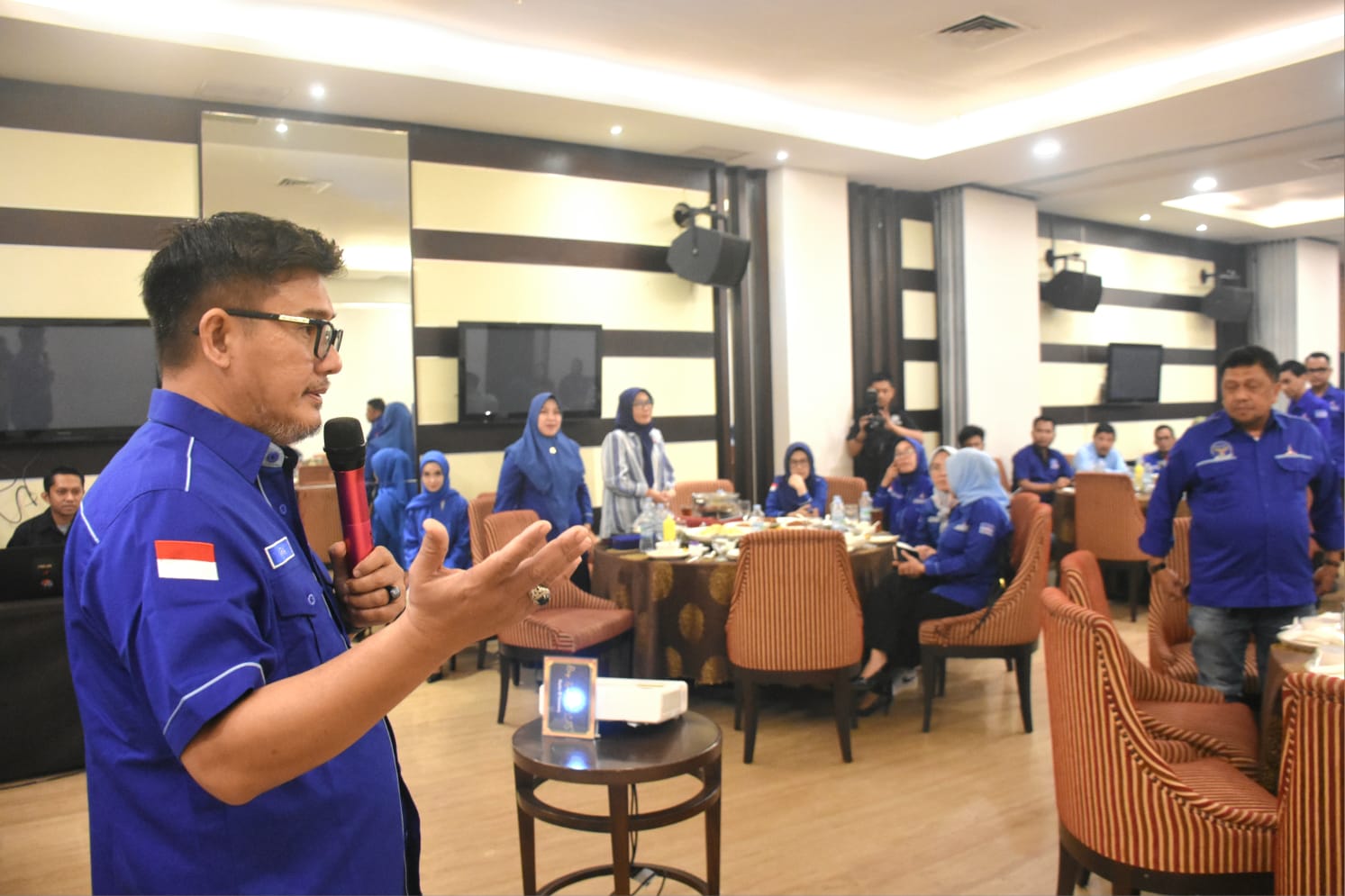 Demokrat Makassar Gandeng Polrestabes dan Bawaslu, Untuk Beri Edukasi Bacaleg Terkait Kamtibmas di Pemilu