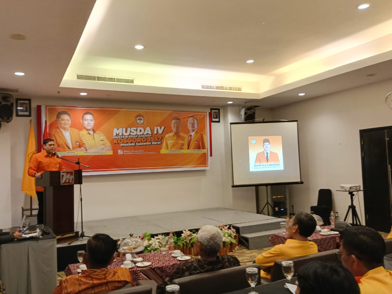 Putra Agung Laksono Buka Musda IV Kosgoro 1957 Sulbar