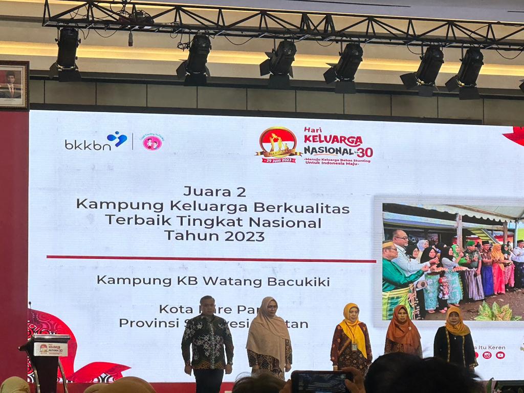 Watang Bacukiki Parepare Terbaik Kedua Nasional Kampung Keluarga Berkualitas 