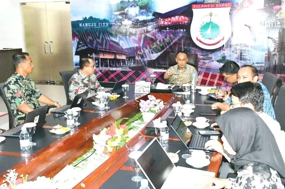 Bappeda Sulbar Presentase Ranpergub RKPD di Hadapan Pj Gubernur