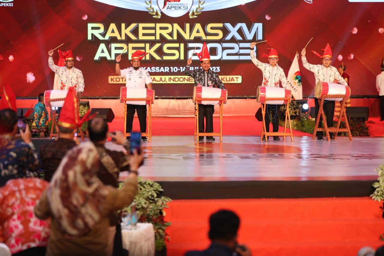 Rakernas APEKSI XVI Tahun 2023 di Makassar Resmi Dibuka, Dihadiri 88 Wali Kota se-Indonesia