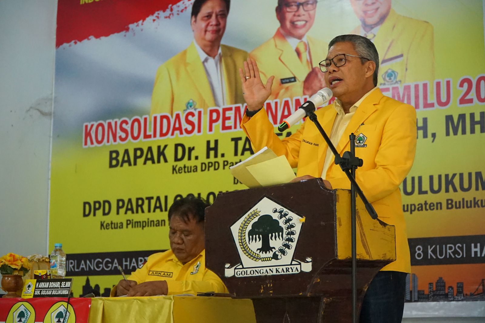 Keliling DPD II se-Sulsel, Taufan Pawe Serukan Tak Terpengaruh Isu Munaslub, Tetap Fokus Menangkan Golkar di Pemilu 