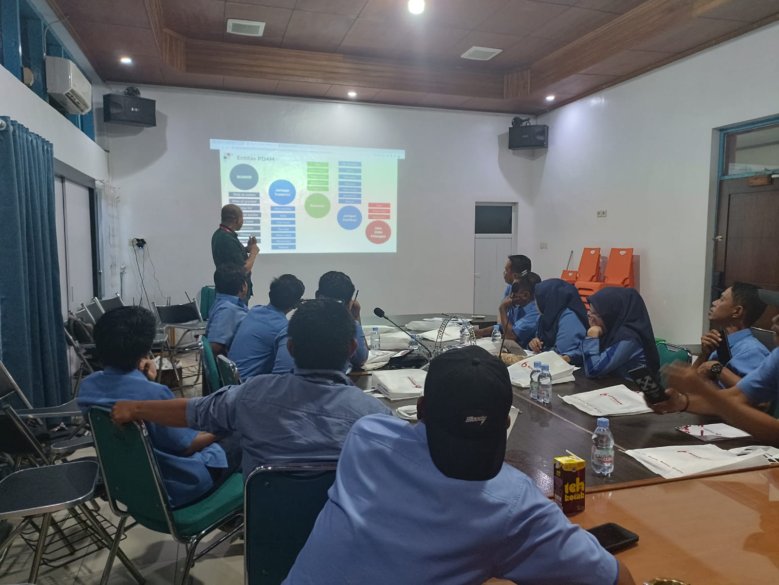 PAM Tirta Karajae Tingkatkan SDM Karyawan Lewat Pelatihan Sistem Jaringan Perpipaan dan Pelanggan Berbasis WebGIS
