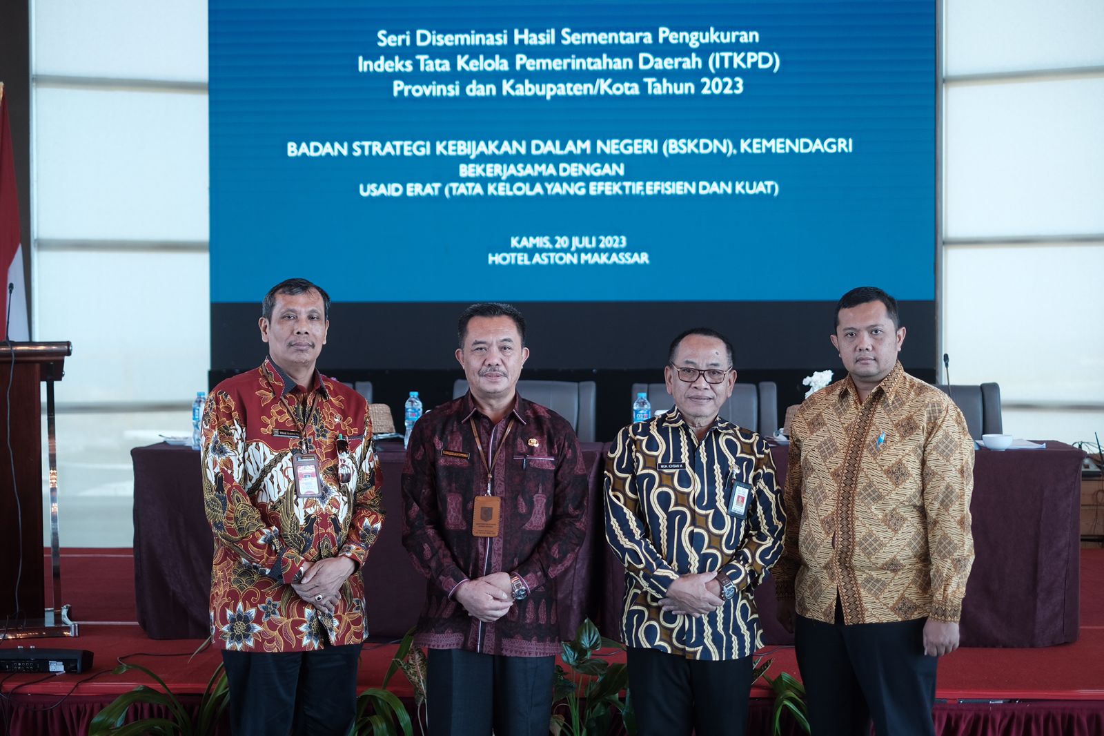 Pemprov Sulsel Apresiasi Diseminasi ITKPD Mendagri RI 