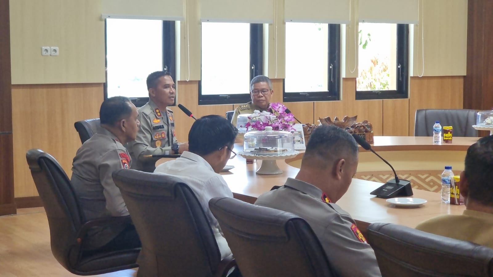 Terima Kunjungan Perdana Kapolres Parepare, Taufan Pawe Nilai AKBP Arman Muis Sosok Bersahaja 