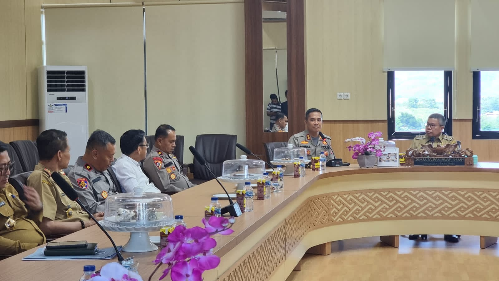 Kapolres Parepare Siap Dukung Program Pemkot Majukan Pendidikan dan Kesehatan Tunjang Kesejahteraan Masyarakat 