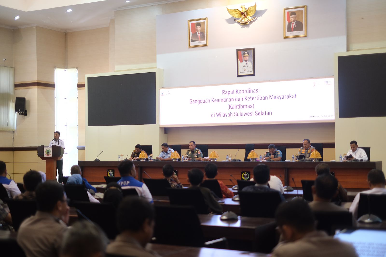 Cegah Unras Anarkis dan Perkelahian Kelompok, Pemprov Sulsel Gelar Rakor Gangguan Kamtibmas 