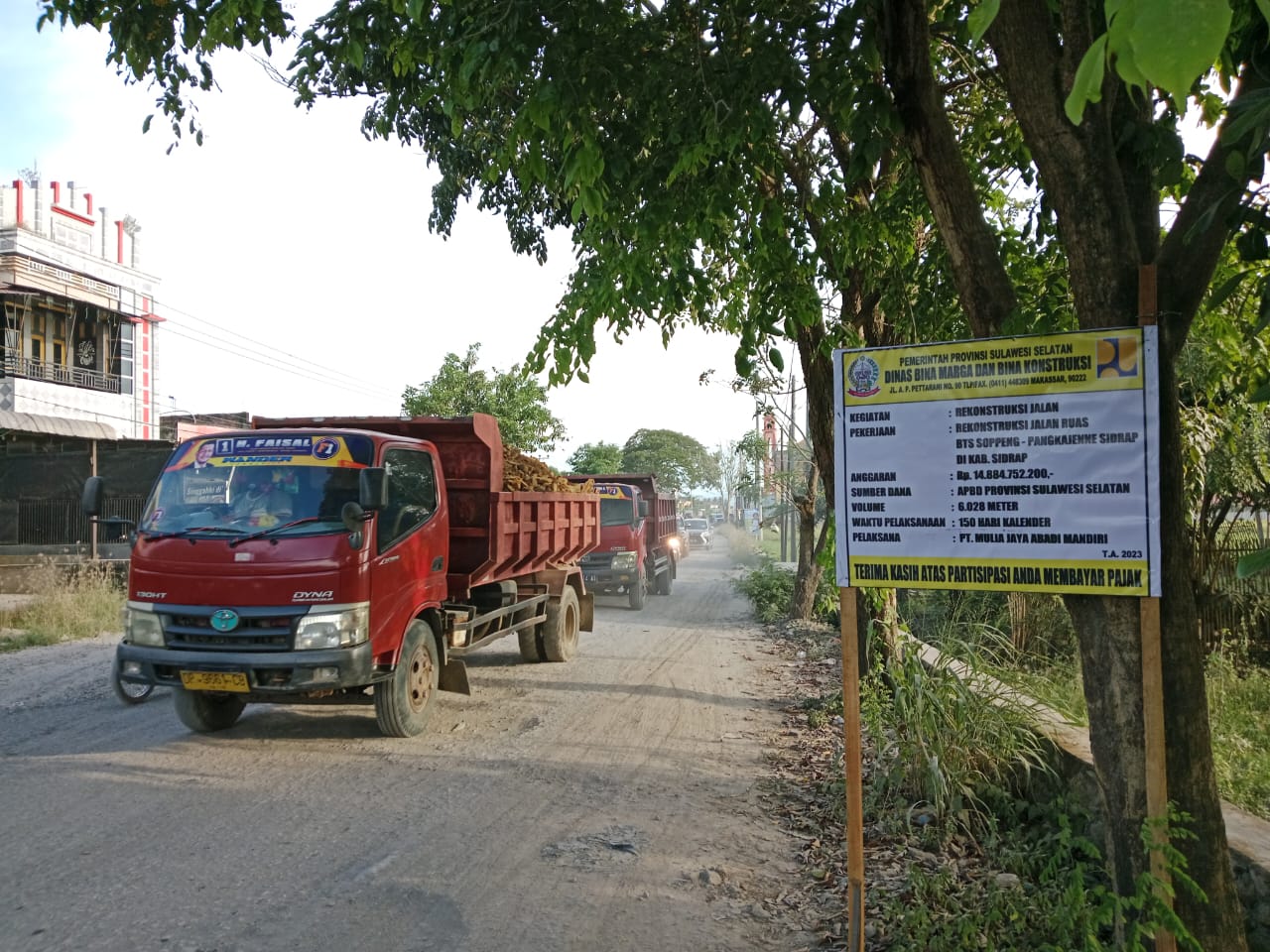 Pemprov Sulsel Beri Anggaran Rp14,88 Miliar untuk Perbaikan Jalan Ruas Batas Soppeng-Pangkajene  