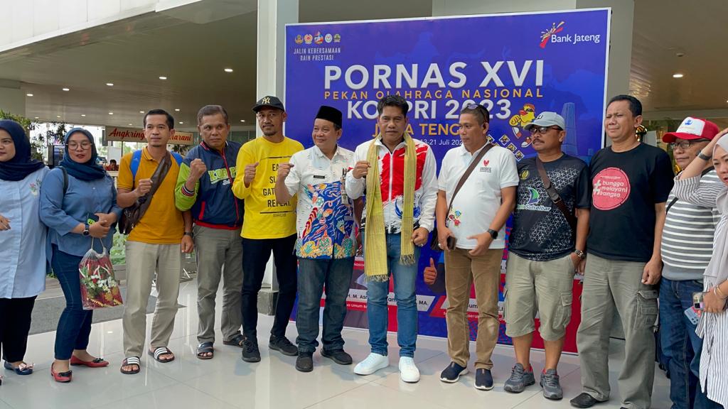 Kontingen Pornas Korpri Sulbar Tiba di Semarang, Disambut Pemprov Jateng