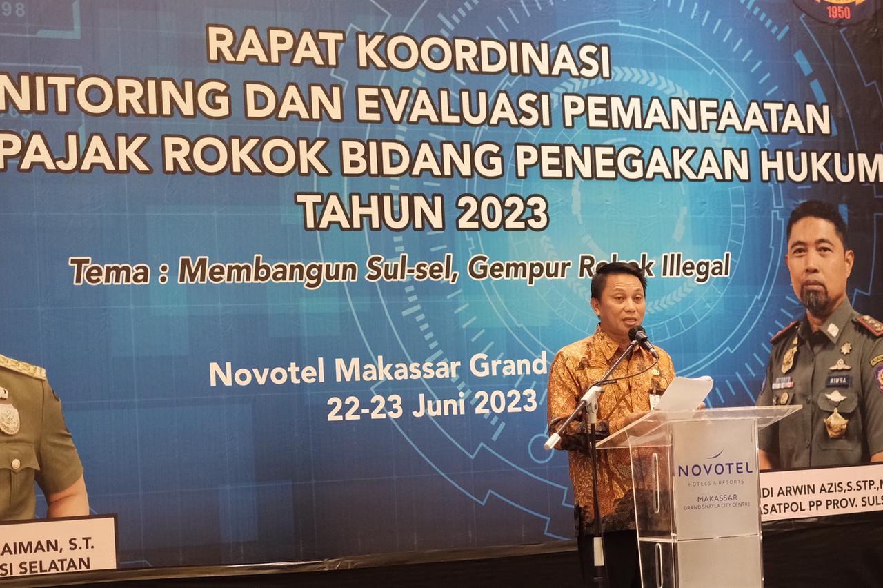 Pemprov Sulsel Akan Tindak Tegas Penjual dan Importir Rokok Ilegal
