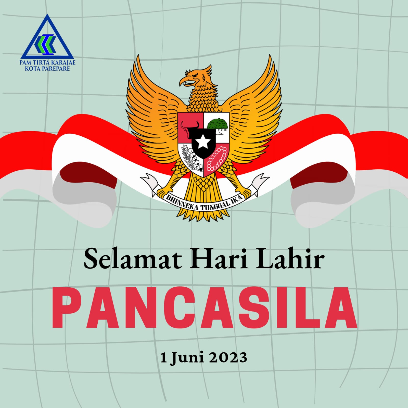 Semangat Hari Lahir Pancasila, PAM Tirta Karajae Komitmen Terus Beri Pelayanan Terbaik ke Pelanggan 