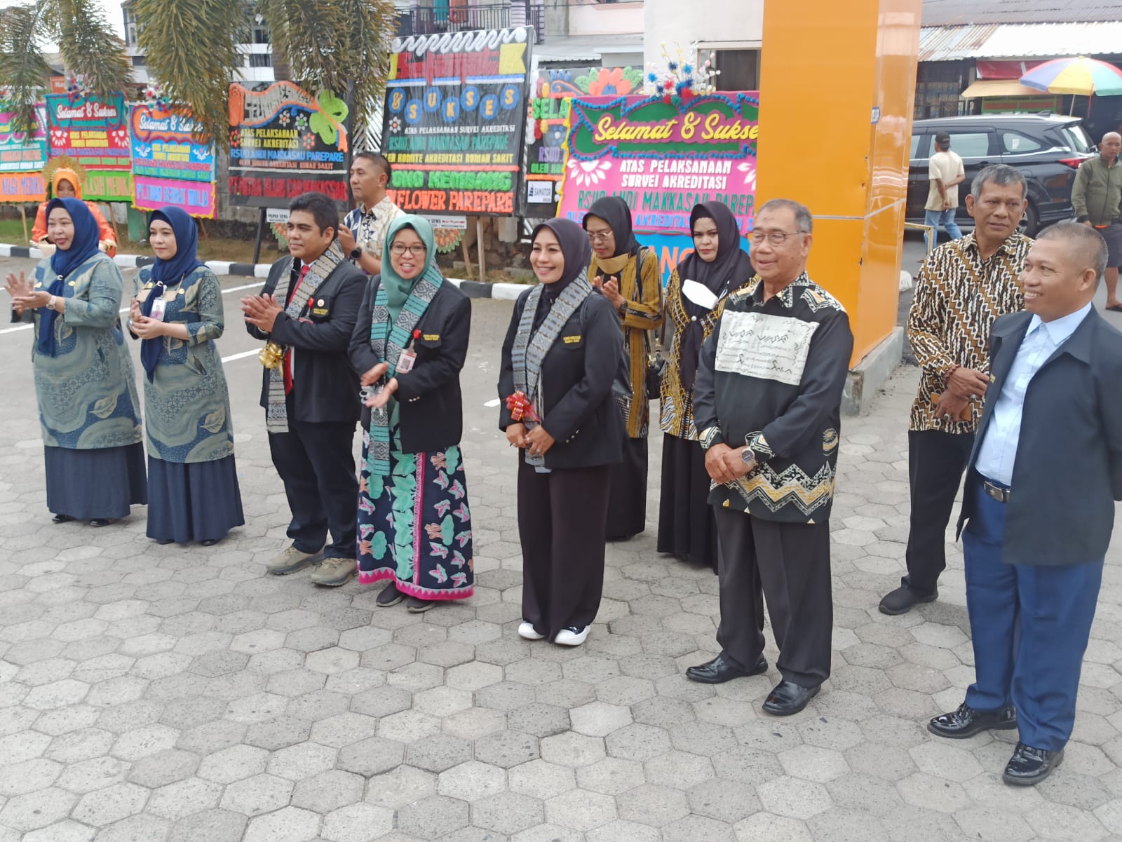 Wawali Parepare Pimpin Penyambutan Tim Survei Akreditasi di RSUD Andi Makkasau 