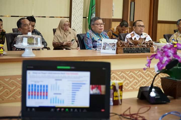 Taufan Pawe Pimpin Jajaran Pemkot Parepare Dengar Arahan Presiden dan Menko Perekonomian di Rakornas Pengawasan Intern