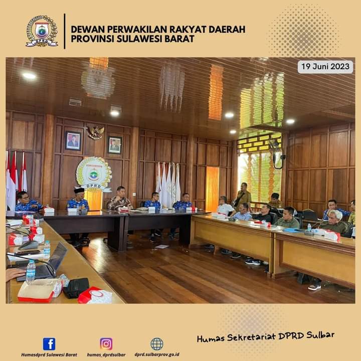 DPRD Sulbar Rakor Bersama DPRD Majene, Bahas Pencabutan Perbup Terkait Pilkades Serentak