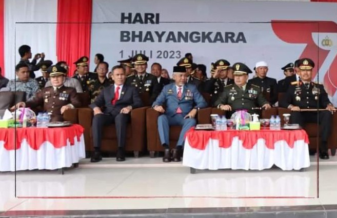 Wakil Ketua DPRD Sulbar Hadiri Upacara dan Syukuran Hari Bhayangkara ke 77