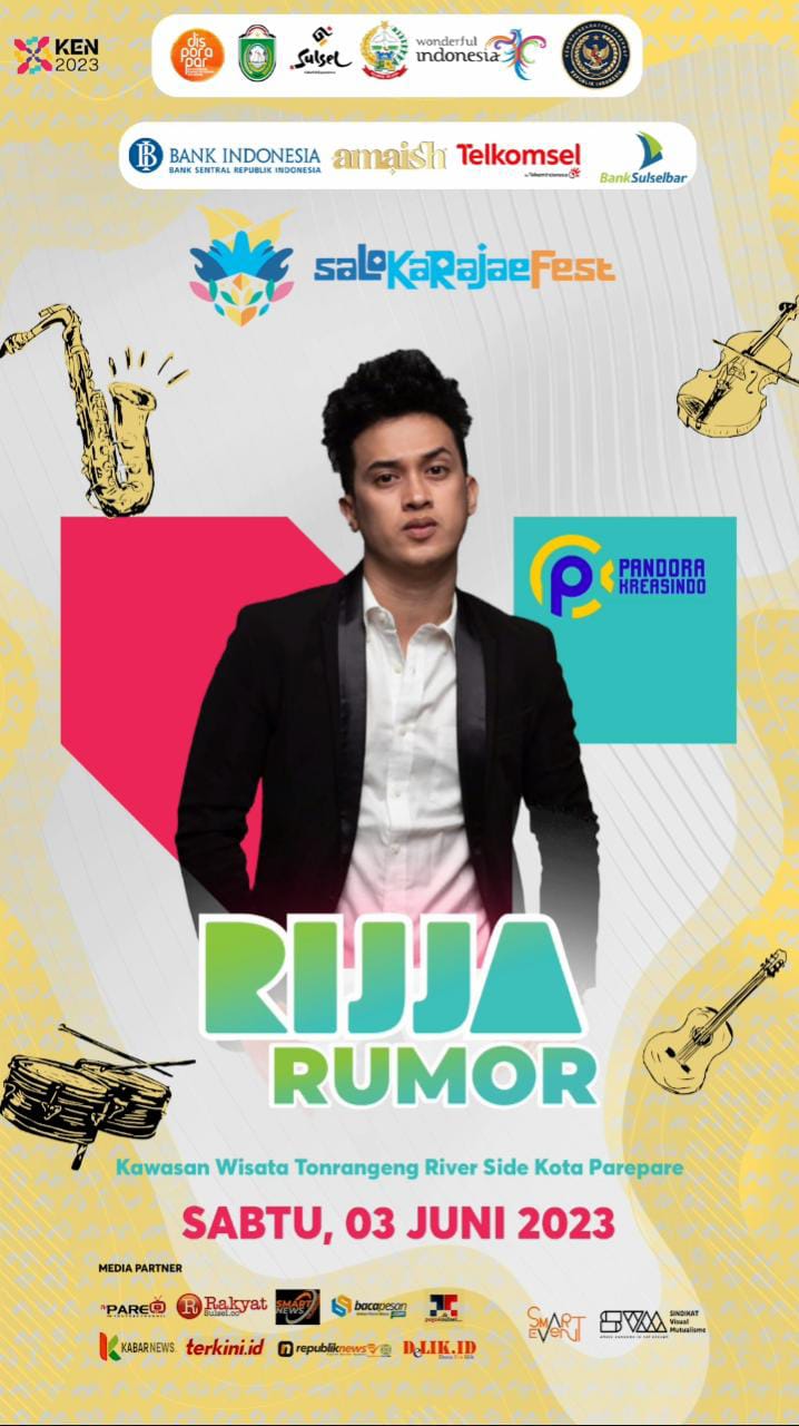 Rijja Rumor "Butiran Debu" Ramaikan Festival Salo Karajae, Pengunjung Tembus 10.112